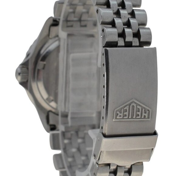 Midsize 32mm Heuer Pre-Tag Luminous 1000 Series SS Watch! Ref: 980.115N w/ B+P! - Picture 5 of 14